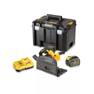   DEWALT Akku-Tauchkreissäge 54 V ohne Kohlebürste (2 x 6,0 Ah Akkus + Ladegerät) DCS520T2