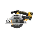 DEWALT Akku-Kreissäge 18 V ohne Kohlebürste (2 x 5,0 Ah Akkus + Ladegerät) DCS565P2