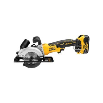   DEWALT Akku-Kreissäge 18 V ohne Kohlebürste (2 x 5,0 Ah Akkus + Ladegerät) DCS571P2