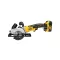 DEWALT Akku-Kreissäge 18 V ohne Kohlebürste (2 x 5,0 Ah Akkus + Ladegerät) DCS571P2