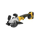 DEWALT Akku-Kreissäge 18 V ohne Kohlebürste (2 x 5,0 Ah Akkus + Ladegerät) DCS571P2