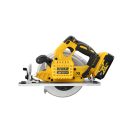 DEWALT Akku-Kreissäge 184 mm 18 V (2 x 5,0 Ah Akku + Ladegerät) DCS572P2
