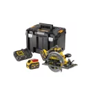 DEWALT Akku-Kreissäge 18 V (2 x 6,0 Ah Akkus + Ladegerät) DCS579T2