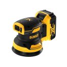 DEWALT Akku-Exzenterschleifer 18 V ohne Kohlebürste (2 x 5,0 Ah Akku + Ladegerät) DCW210P2