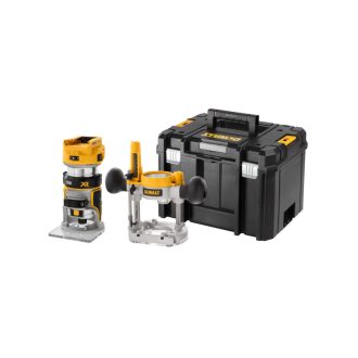   DEWALT Akku-Router 18 V (ohne Akku + Ladegerät, Koffer) DCW604NT