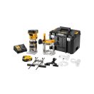DEWALT Akku-Router 18 V (2 x 5,0 Ah Akkus + Ladegerät) DCW604P2