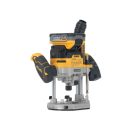 DEWALT Akku-Oberfräse 18 V 12 mm (2 x 5,0 Ah Power Stack Akku + Ladegerät + TSTAK)