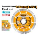 INGCO Diamanttrennscheibe 115 x 10 x 22,2 mm segmentiert