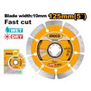 INGCO Diamant-Trennscheibe 125 x 10 x 22,2 mm segmentiert