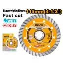 INGCO Diamanttrennscheibe 115 x 10 x 22,2 mm Turbo