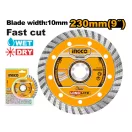 INGCO Diamant-Trennscheibe 230 x 10 x 22,2 mm Turbo