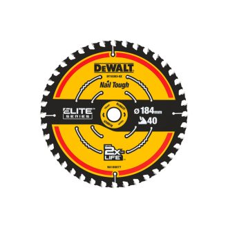 DEWALT EXTREME Sägeblatt für Holz 184 x 16 x 1,65 mm / 40T