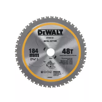 DEWALT Sägeblatt für Metall 184 x 20 x 1,6 mm / 48 Zähne