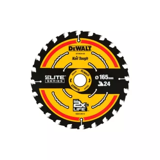   DEWALT ELITE CSB Sägeblatt für Holz 165 x 20 x 1,65 mm / 24 Zähne