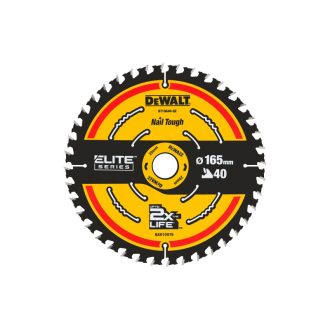 DEWALT ELITE Sägeblatt für Holz 165 x 20 x 1,65 mm / 40T