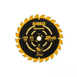   DEWALT ELITE Sägeblatt für Holz 184 x 16 x 1,6 mm / 24 Zähne