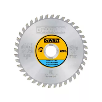   DEWALT Trennscheibe für INOX/Metall 140 x 20 x 1,53 mm / 40 Zähne