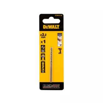 DEWALT BLACK & GOLD Spiralbohrer 3,2 x 65/36 mm HSS