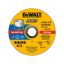 DEWALT Trennscheibe für Metall 125 x 1,0 x 22,2 mm inox WA60TBF im Eimer (100 Stück)