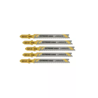   DEWALT EXTREME Stichsägeblatt für Laminatplatten T101BIF 82/59 x 1,7 mm Bimetall (5 Stück)