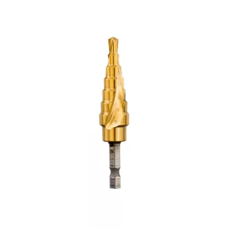   DEWALT EXTREME IMPACT Stufenbohrer 6 - 18 mm, titanbeschichtet mit 1/4" HEX-Aufnahme