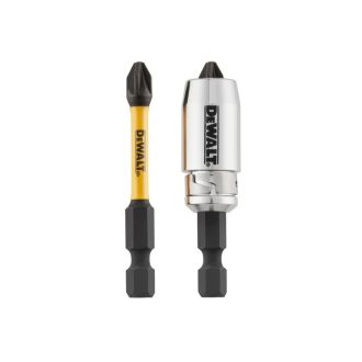   DEWALT Extreme Impact Bitspitze + Halter PZ2 x 50 mm (2 Stück)