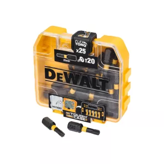  DEWALT Flextorq Bit-Spitze T20 x 25 mm im Tough Case (25 Stück)