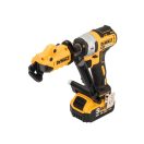DEWALT Blechschneider-Adapter mit 360° drehbarem Kopf für akkubetriebene Geräte mit 1/4" Aufnahme