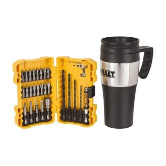 DEWALT Bit-Set 25-teilig + Kaffeetasse
