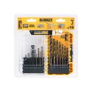DEWALT BLACK & GOLD Spiralbohrer-Set 19-teilig HSS-G (1,0 - 10 mm)