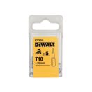 DEWALT Bitspitze T10 x 25 mm (5 Stück)