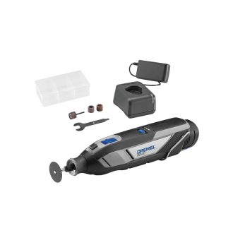   DREMEL Akku-Multifunktionswerkzeug + 5-teiliges Zubehörset 8240-5 (1 x 2,0 Ah Akku + Ladegerät)