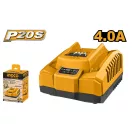 INGCO Akkuladegerät 4,0 A 20 V