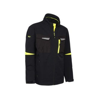 FLEXIMOVE 4-Wege-stretch Jacke Schwarz L 250g/m²