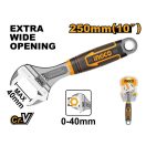 INGCO Verstellbarer Gabelschlüssel 0-40 mm / 250 mm CrV