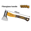 INGCO Axt 1000 g mit Glasfaserstiel