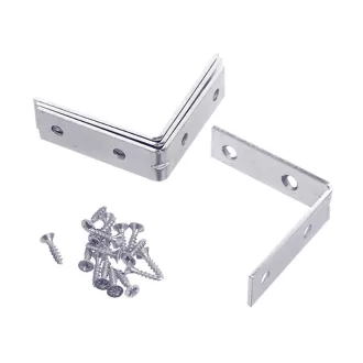 INGCO Eckverbindungsplatte 50 x 50 mm (4 Stück)