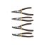 INGCO Sicherungsringzangen-Set 4-teilig 125 mm