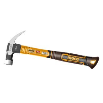 INGCO Zimmermannshammer 450 g mit Glasfaserstiel magnetisch