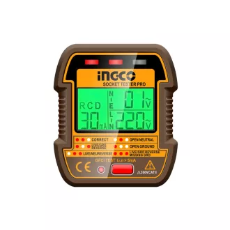 INGCO Steckdosen-Tester 30 mA
