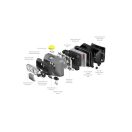 LEDLENSER Akku-Industriekopflampe HF6R Work 800 lm/160m, CRI 80, Li-Ion