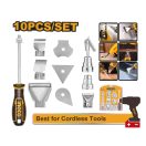 INGCO Schaberset 10-teilig für Heißluftpistole