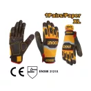 INGCO Verstärkter Montagehandschuh XL