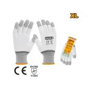 INGCO Montagehandschuhe XL mit PU-Beschichtung