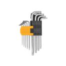 INGCO Torx-Schlüssel-Set 9-teilig T10-T50 S2