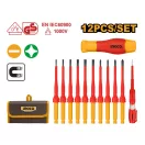 INGCO Schraubendrehersatz 12-teilig, bis 1000 V isoliert