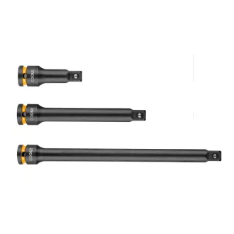   INGCO Maschinen-Stecknuss-Verlängerungsset 1/2" 75, 150, 250 mm (3-teilig)
