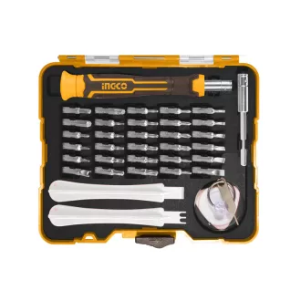 INGCO Präzisionsschraubendrehersatz 37-teilig