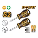 INGCO Schraubendreher Set 2-teilig S2