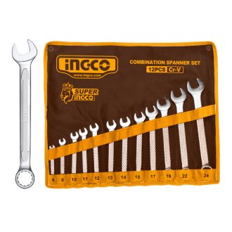 INGCO Stern-Gabelschlüssel Set 12-teilig 6-24 mm CrV